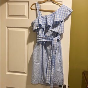 Calvin Klein light blue/white dress (USED once)